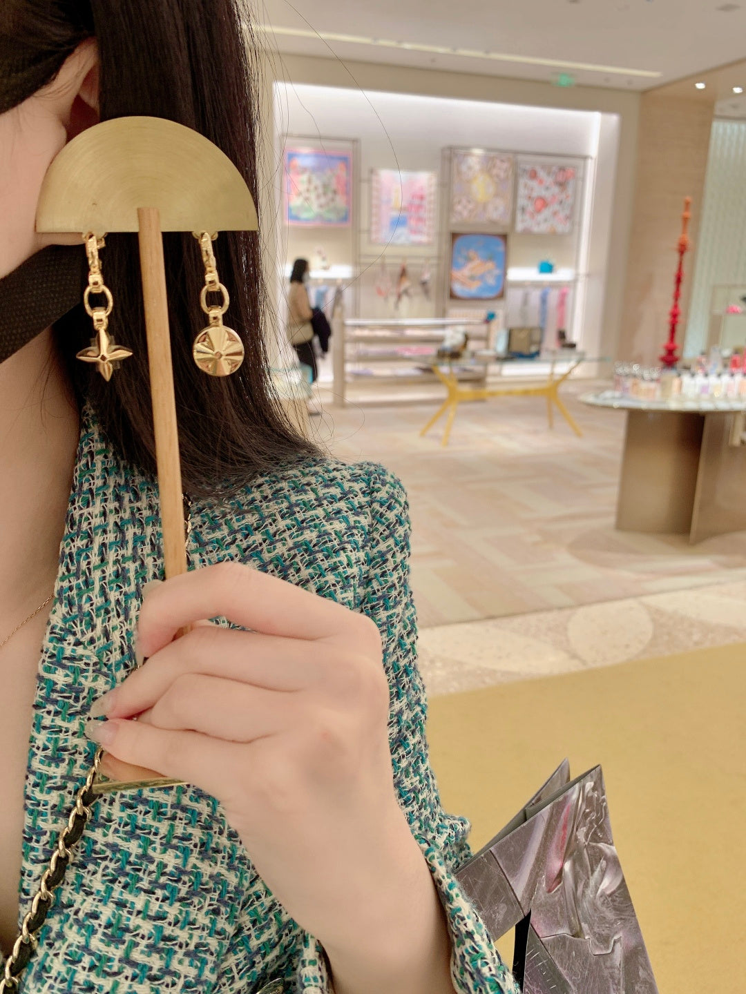 【関税負担なし・送料無料・代引可】 ピアス 未使用 箱付き