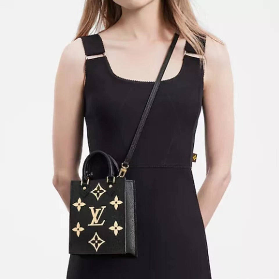 【2025】関税負担なし（ルイ）Petit Sac Plat mini tote ハンドバッグ 14*17*5cm